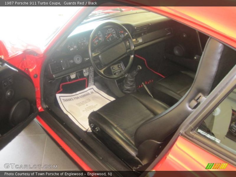 Guards Red / Black 1987 Porsche 911 Turbo Coupe
