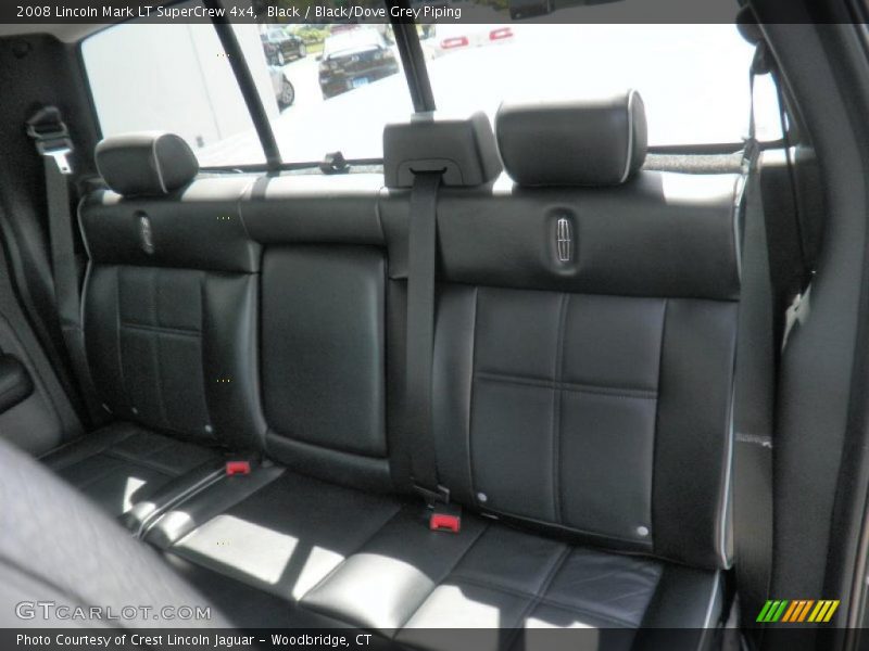 Black / Black/Dove Grey Piping 2008 Lincoln Mark LT SuperCrew 4x4