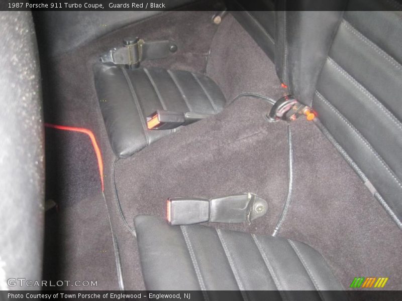Rear Seat of 1987 911 Turbo Coupe