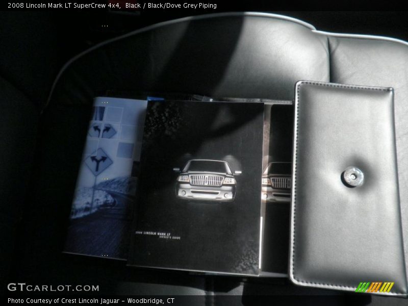 Black / Black/Dove Grey Piping 2008 Lincoln Mark LT SuperCrew 4x4