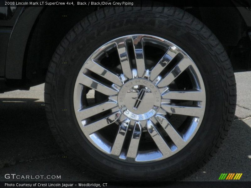 Black / Black/Dove Grey Piping 2008 Lincoln Mark LT SuperCrew 4x4