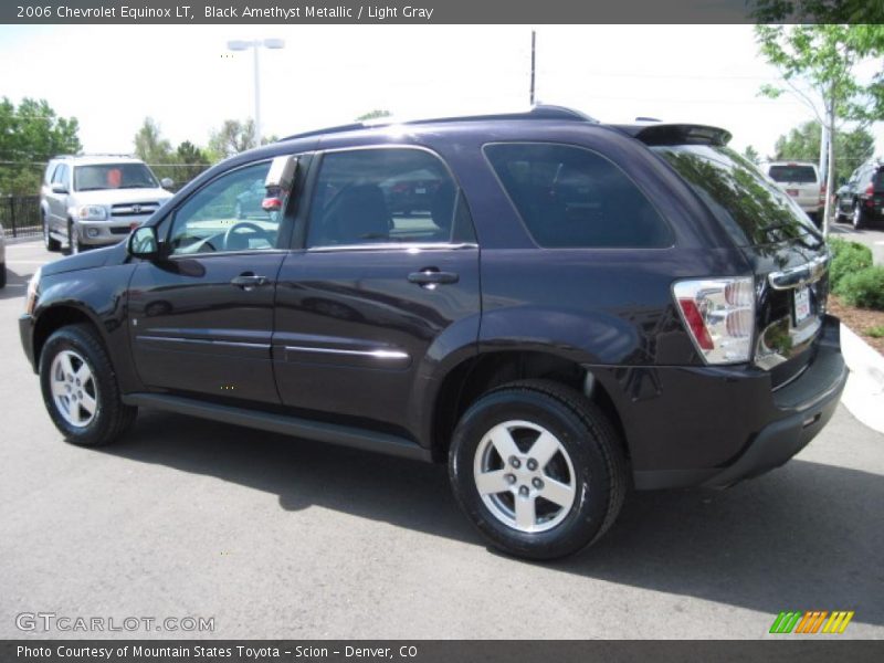 Black Amethyst Metallic / Light Gray 2006 Chevrolet Equinox LT