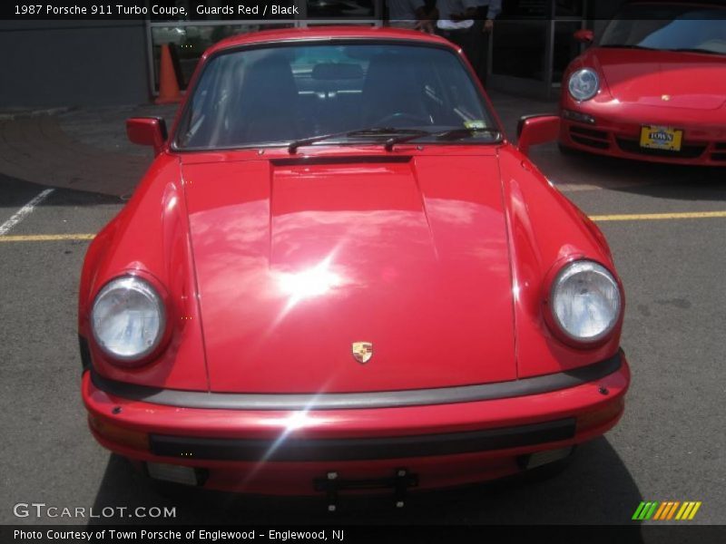 Guards Red / Black 1987 Porsche 911 Turbo Coupe