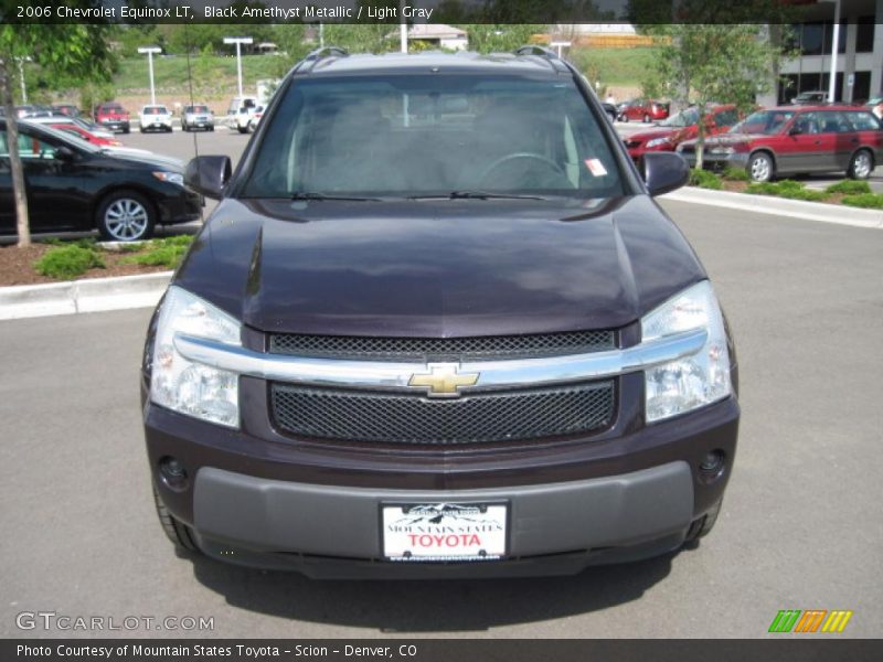 Black Amethyst Metallic / Light Gray 2006 Chevrolet Equinox LT