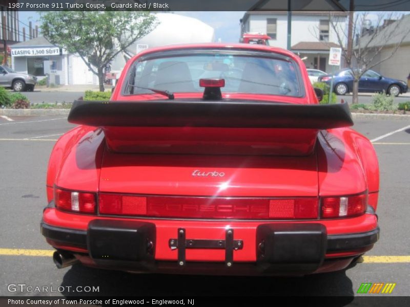 Guards Red / Black 1987 Porsche 911 Turbo Coupe