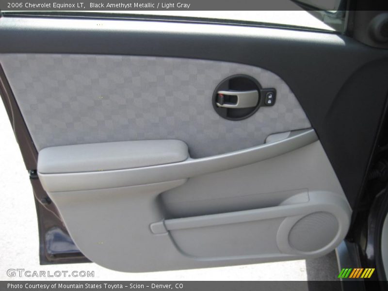 Black Amethyst Metallic / Light Gray 2006 Chevrolet Equinox LT