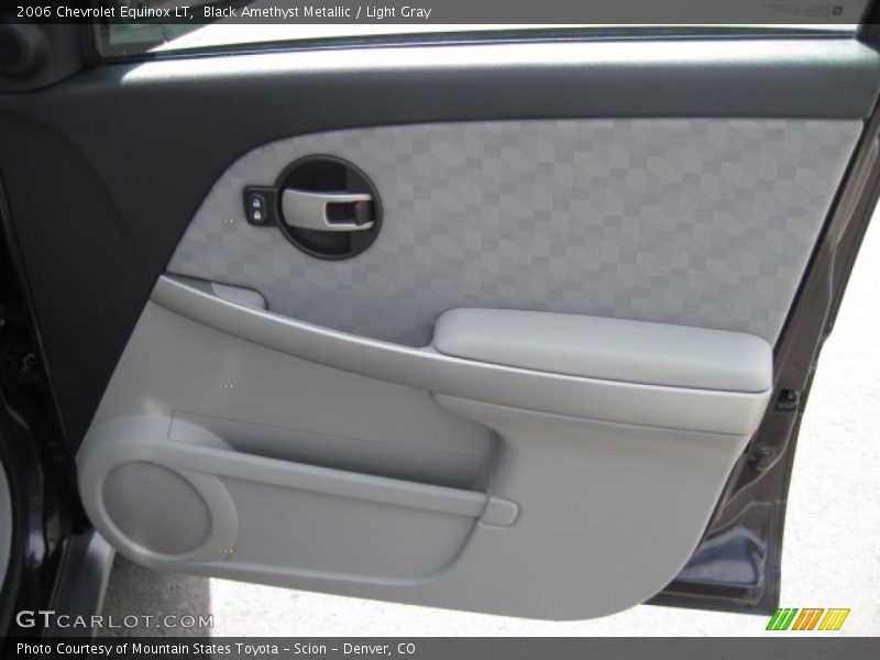 Black Amethyst Metallic / Light Gray 2006 Chevrolet Equinox LT