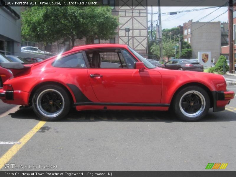 Guards Red / Black 1987 Porsche 911 Turbo Coupe