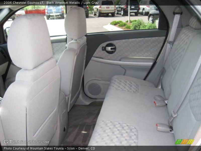 Black Amethyst Metallic / Light Gray 2006 Chevrolet Equinox LT
