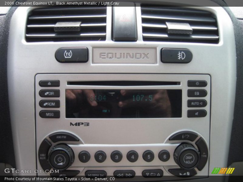 Black Amethyst Metallic / Light Gray 2006 Chevrolet Equinox LT
