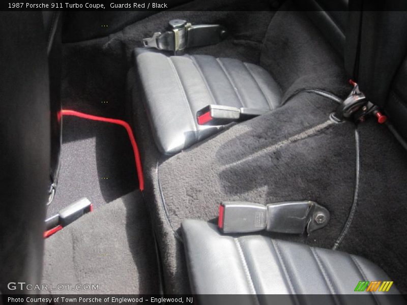 Rear Seat of 1987 911 Turbo Coupe