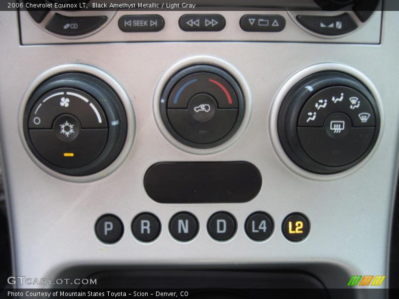 Black Amethyst Metallic / Light Gray 2006 Chevrolet Equinox LT