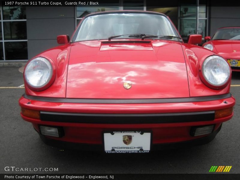 Guards Red / Black 1987 Porsche 911 Turbo Coupe