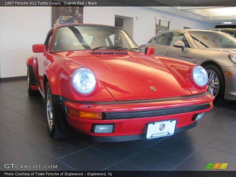 Guards Red / Black 1987 Porsche 911 Turbo Coupe