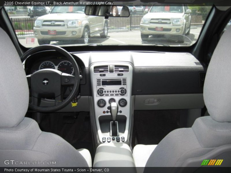 Black Amethyst Metallic / Light Gray 2006 Chevrolet Equinox LT