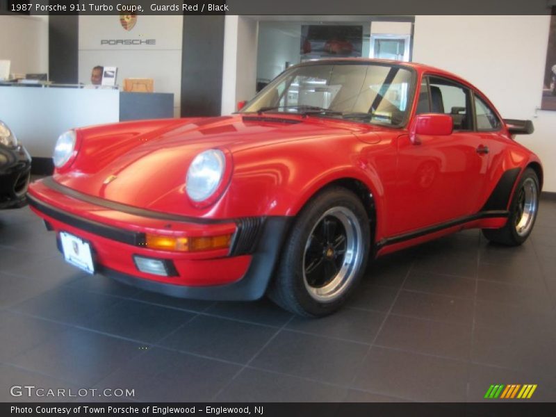 Guards Red / Black 1987 Porsche 911 Turbo Coupe