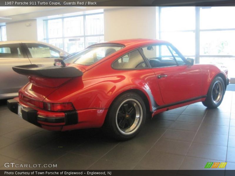 Guards Red / Black 1987 Porsche 911 Turbo Coupe