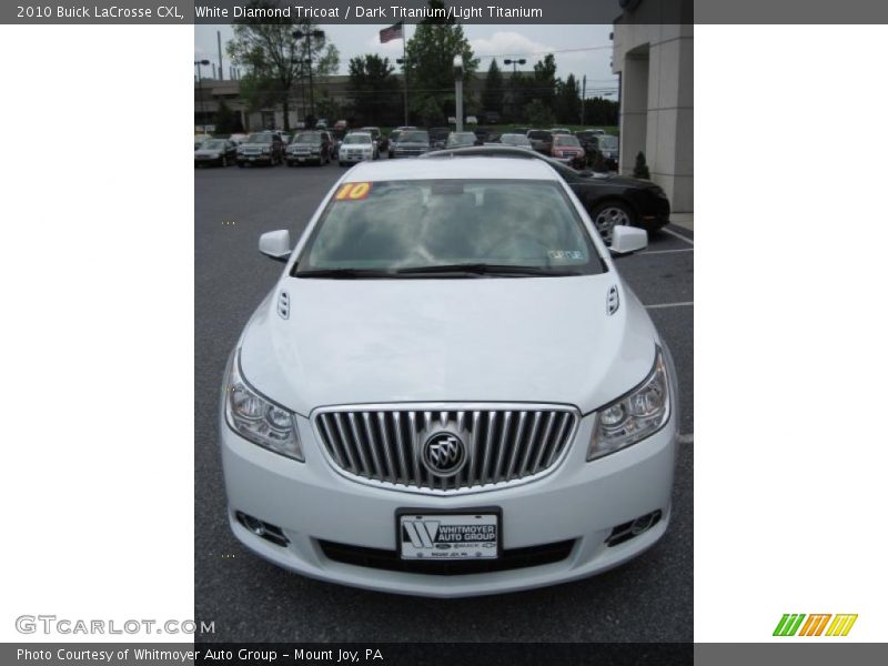 White Diamond Tricoat / Dark Titanium/Light Titanium 2010 Buick LaCrosse CXL