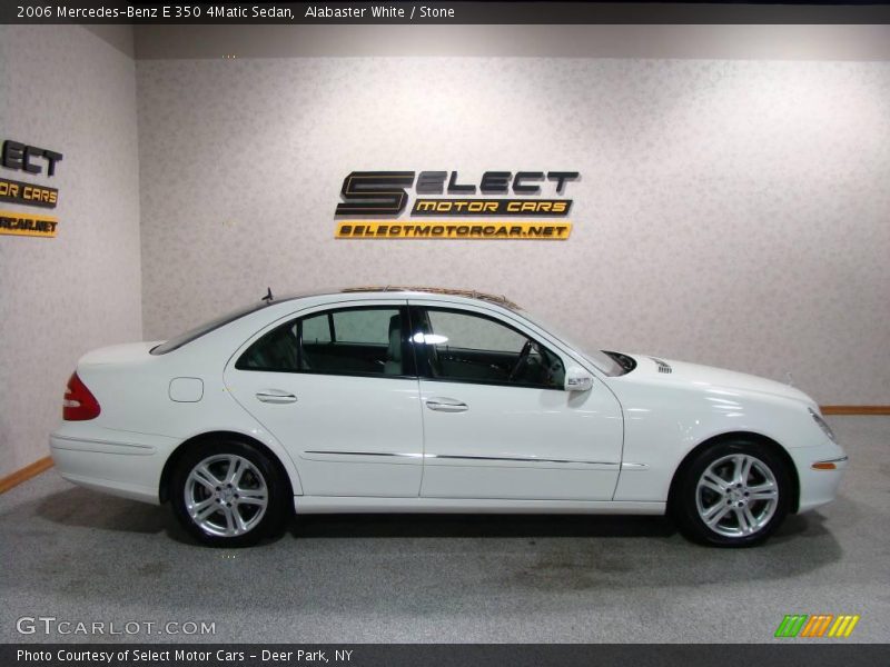 Alabaster White / Stone 2006 Mercedes-Benz E 350 4Matic Sedan