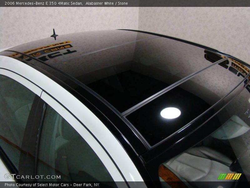 Alabaster White / Stone 2006 Mercedes-Benz E 350 4Matic Sedan