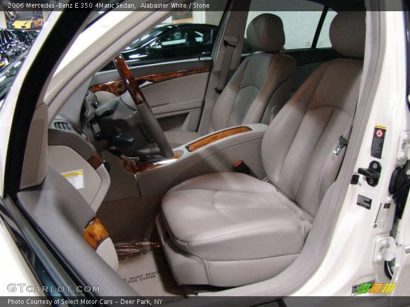 Alabaster White / Stone 2006 Mercedes-Benz E 350 4Matic Sedan