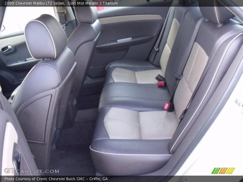 Gold Mist Metallic / Titanium 2009 Chevrolet Malibu LTZ Sedan