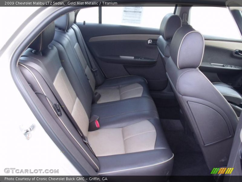 Gold Mist Metallic / Titanium 2009 Chevrolet Malibu LTZ Sedan