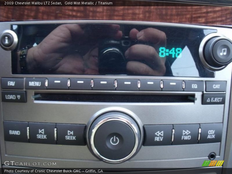 Gold Mist Metallic / Titanium 2009 Chevrolet Malibu LTZ Sedan
