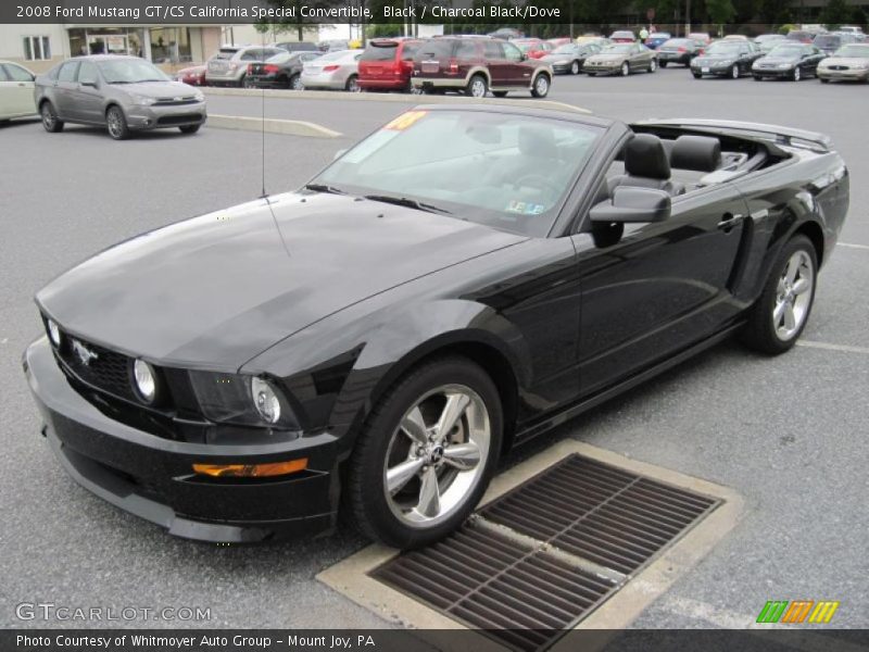 Black / Charcoal Black/Dove 2008 Ford Mustang GT/CS California Special Convertible