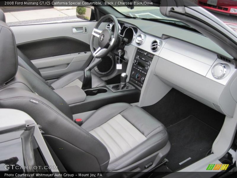 Black / Charcoal Black/Dove 2008 Ford Mustang GT/CS California Special Convertible