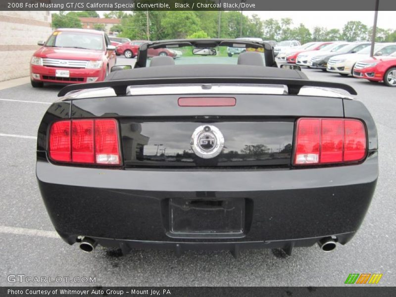 Black / Charcoal Black/Dove 2008 Ford Mustang GT/CS California Special Convertible