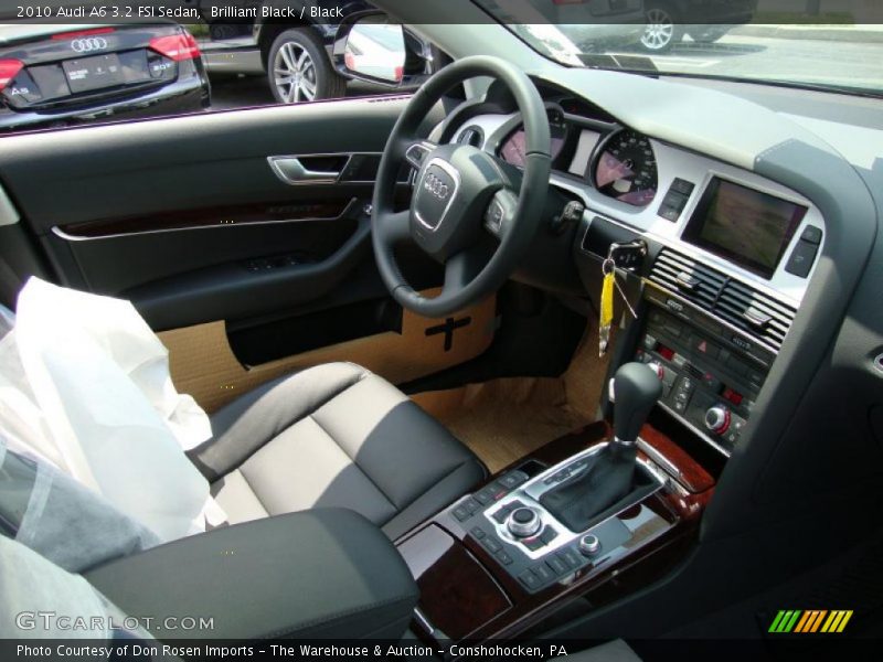 Brilliant Black / Black 2010 Audi A6 3.2 FSI Sedan