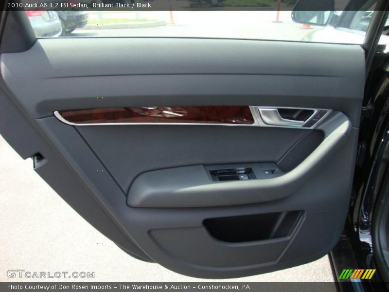 Brilliant Black / Black 2010 Audi A6 3.2 FSI Sedan