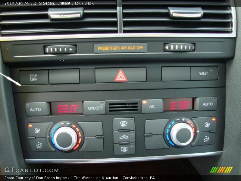 Brilliant Black / Black 2010 Audi A6 3.2 FSI Sedan