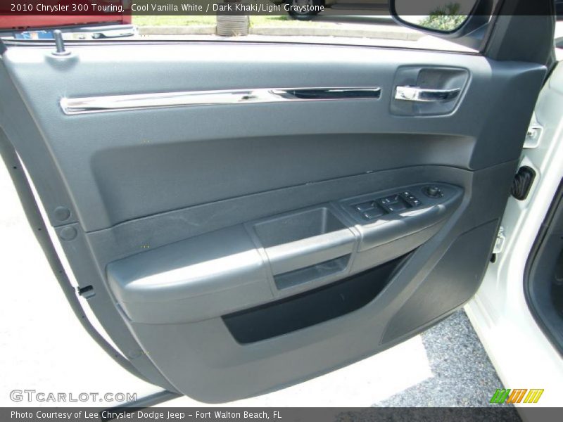 Cool Vanilla White / Dark Khaki/Light Graystone 2010 Chrysler 300 Touring