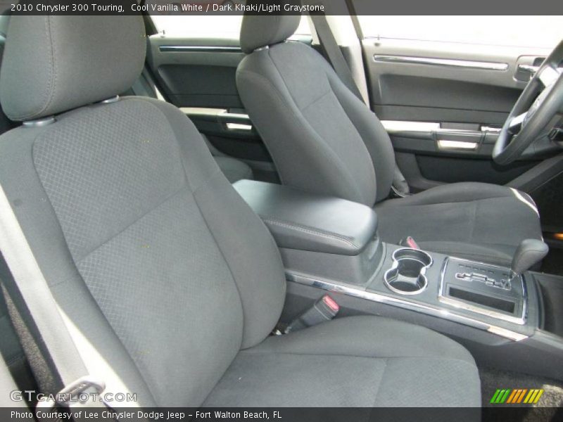 Cool Vanilla White / Dark Khaki/Light Graystone 2010 Chrysler 300 Touring