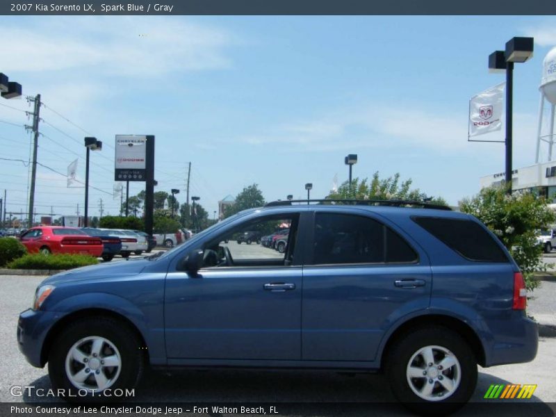Spark Blue / Gray 2007 Kia Sorento LX