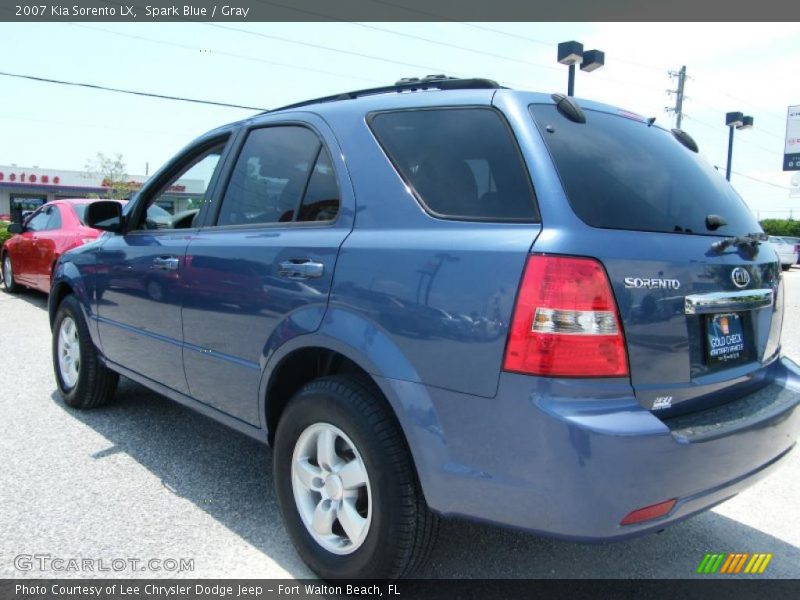 Spark Blue / Gray 2007 Kia Sorento LX