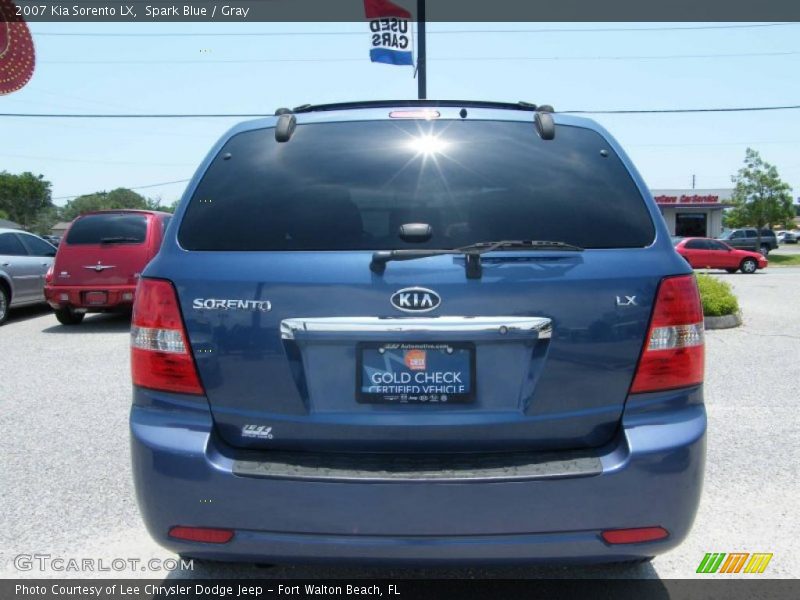 Spark Blue / Gray 2007 Kia Sorento LX