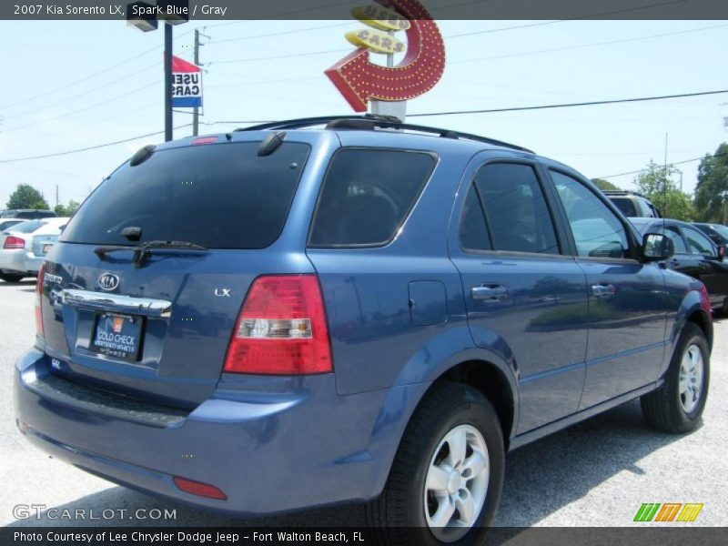 Spark Blue / Gray 2007 Kia Sorento LX