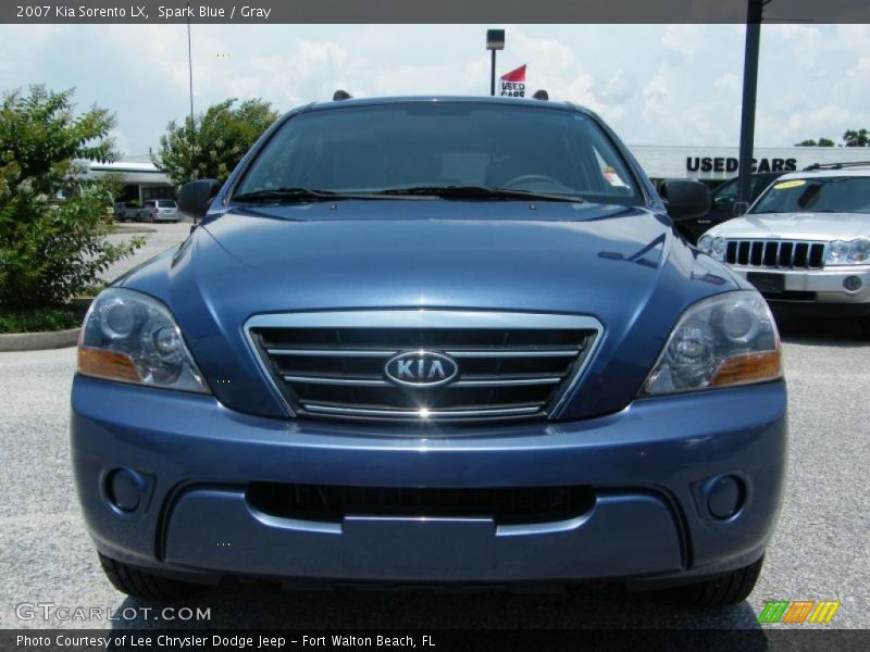 Spark Blue / Gray 2007 Kia Sorento LX