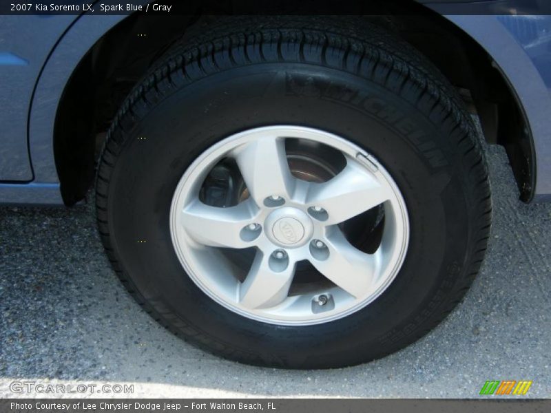 Spark Blue / Gray 2007 Kia Sorento LX