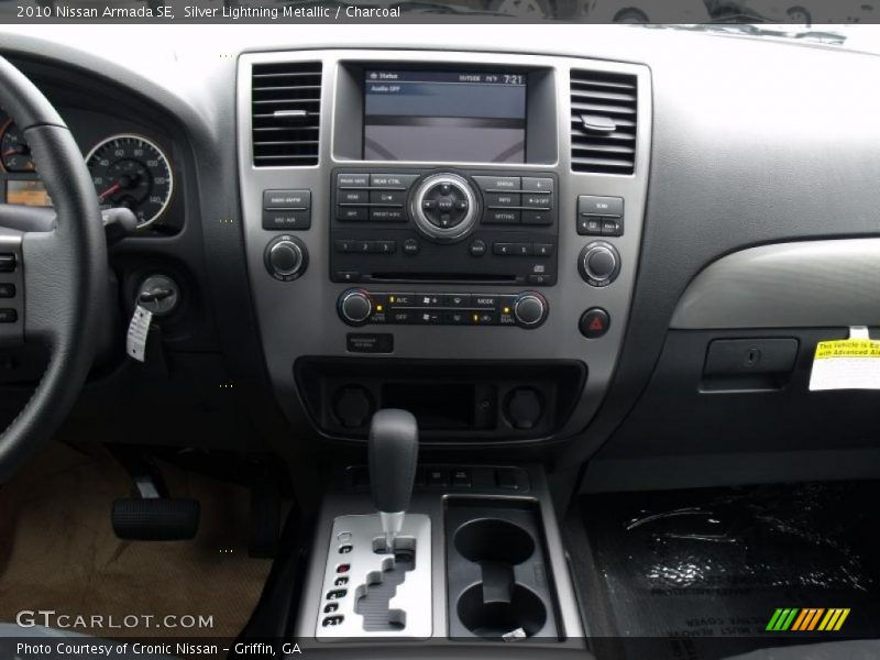 Silver Lightning Metallic / Charcoal 2010 Nissan Armada SE