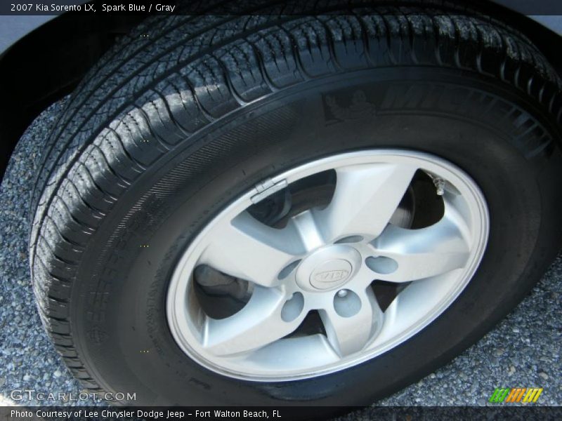 Spark Blue / Gray 2007 Kia Sorento LX