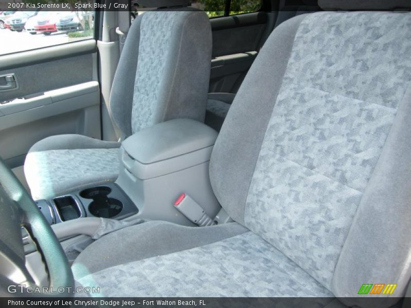 Spark Blue / Gray 2007 Kia Sorento LX