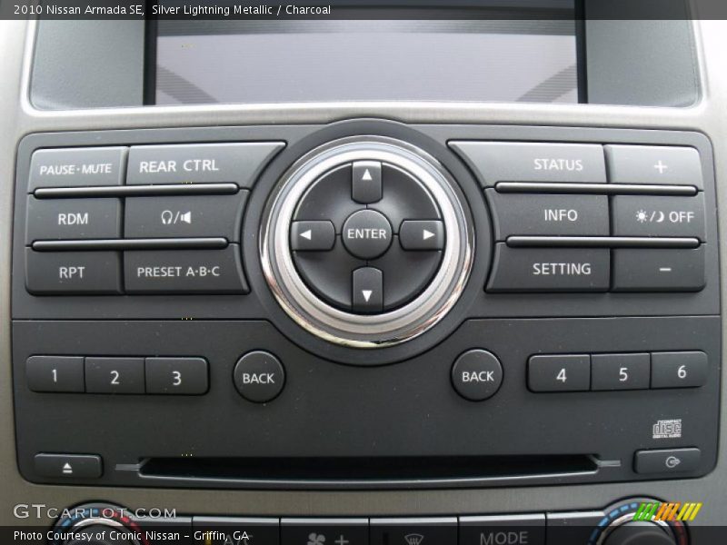 Silver Lightning Metallic / Charcoal 2010 Nissan Armada SE