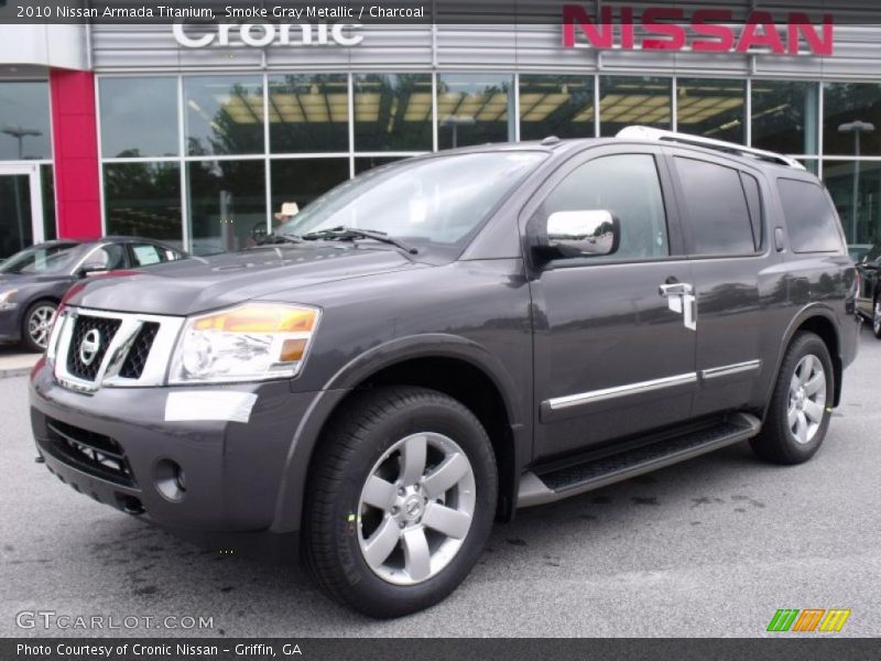 Smoke Gray Metallic / Charcoal 2010 Nissan Armada Titanium