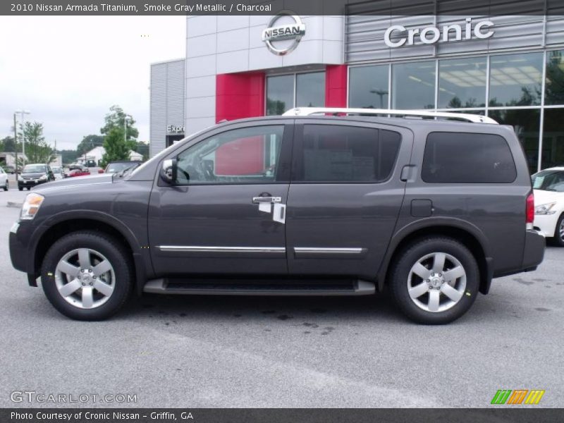 Smoke Gray Metallic / Charcoal 2010 Nissan Armada Titanium