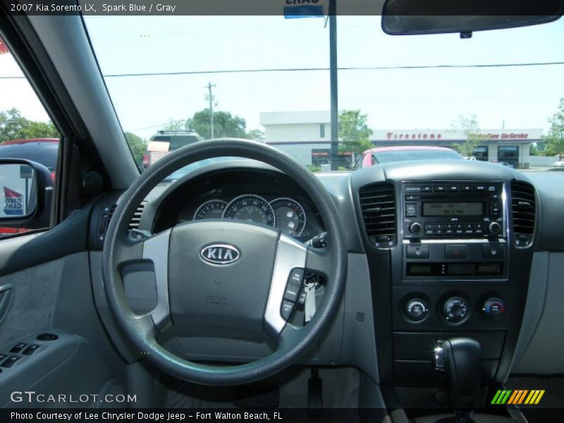 Spark Blue / Gray 2007 Kia Sorento LX