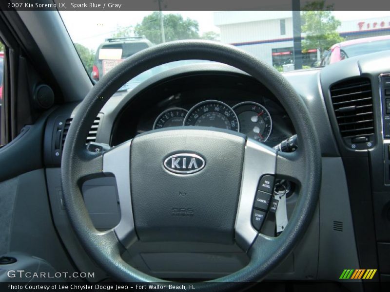 Spark Blue / Gray 2007 Kia Sorento LX
